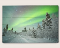 Aurora borealis in Finnland